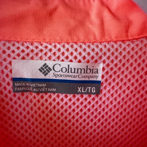 Columbia PFG Tamiami II Long Sleeve Shirt in Bright Coral Women’s Size XL - Picture 8 of 8